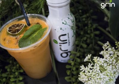 L'un des savoureux cocktails proposés lors de la fashion week